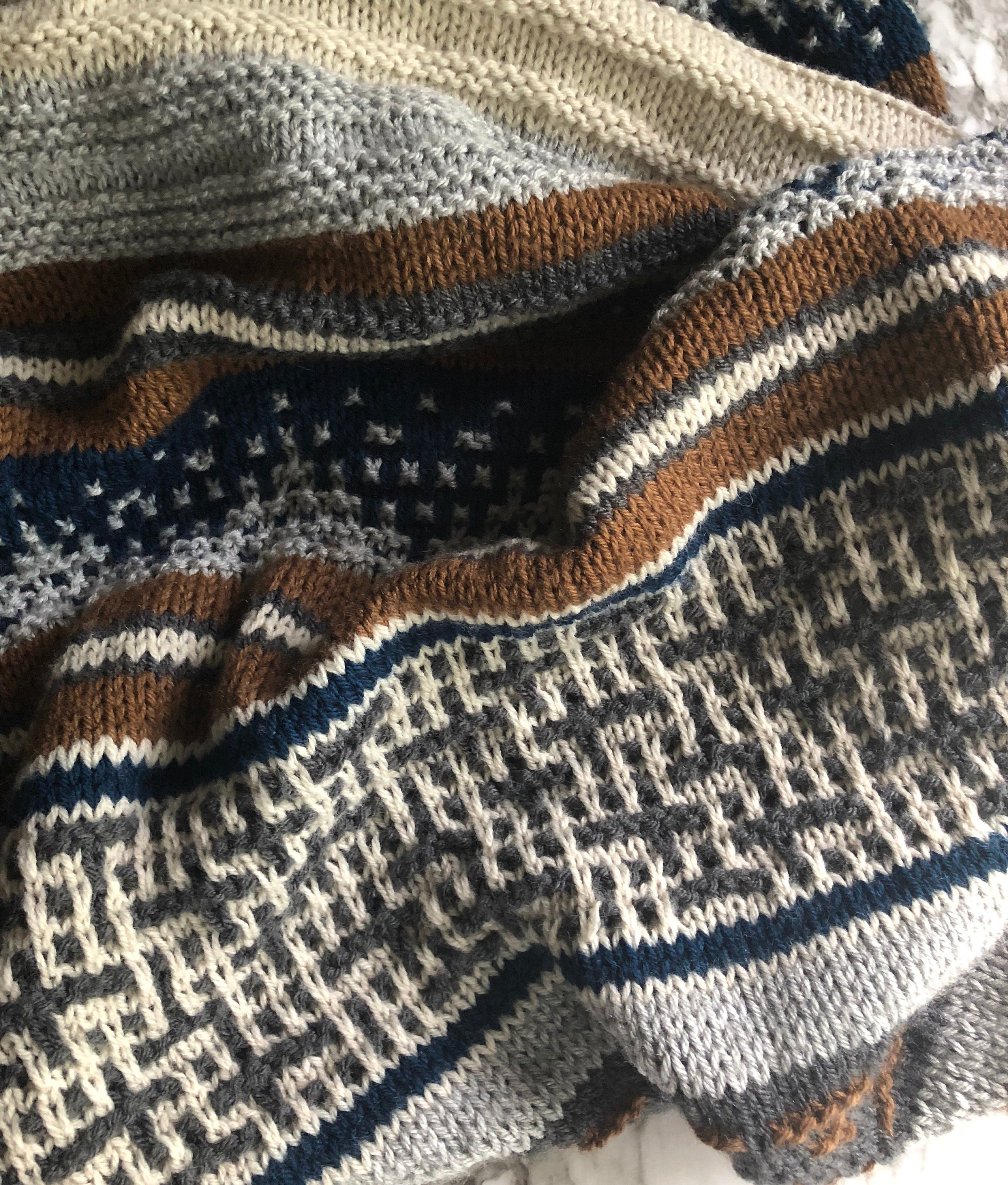 A knitted wrap