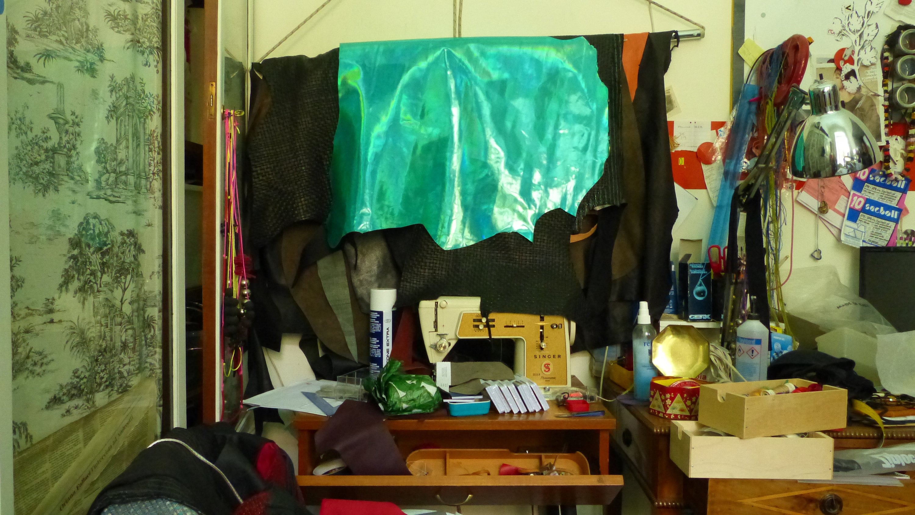 The artist studio. I have to have everything within reach