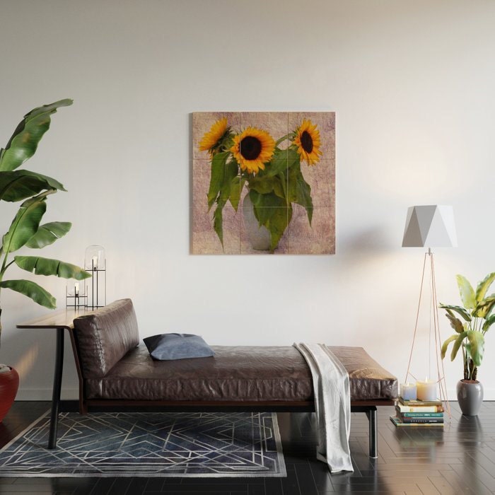 sunflower printed photo