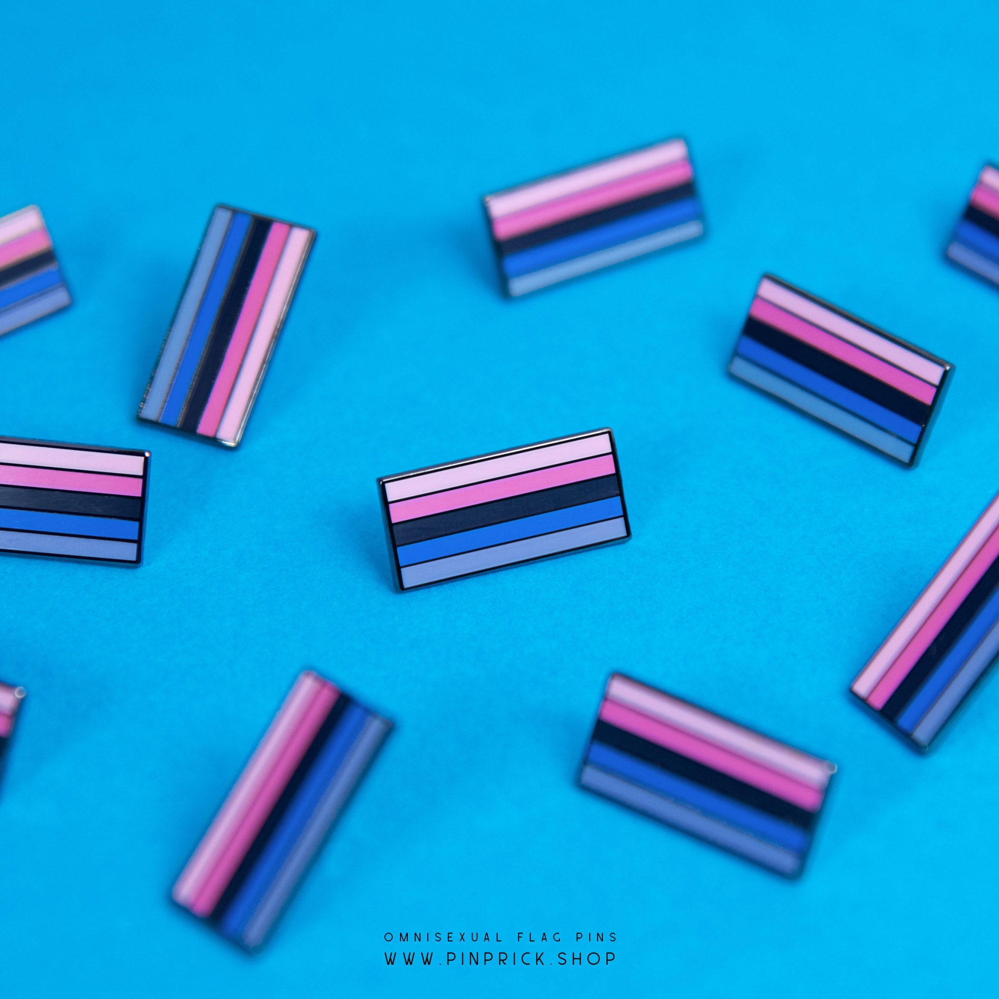 Omnisexual Pride Flag Pins Pride Accessory Badge Sticker Button