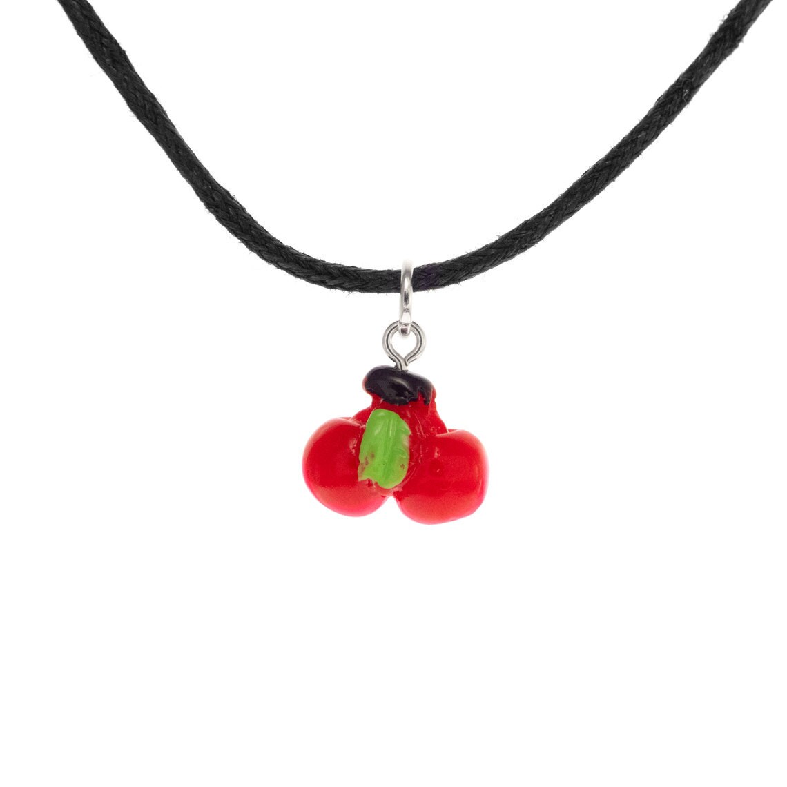 Famous Cherry Necklace. Cute Food Friendship Necklace