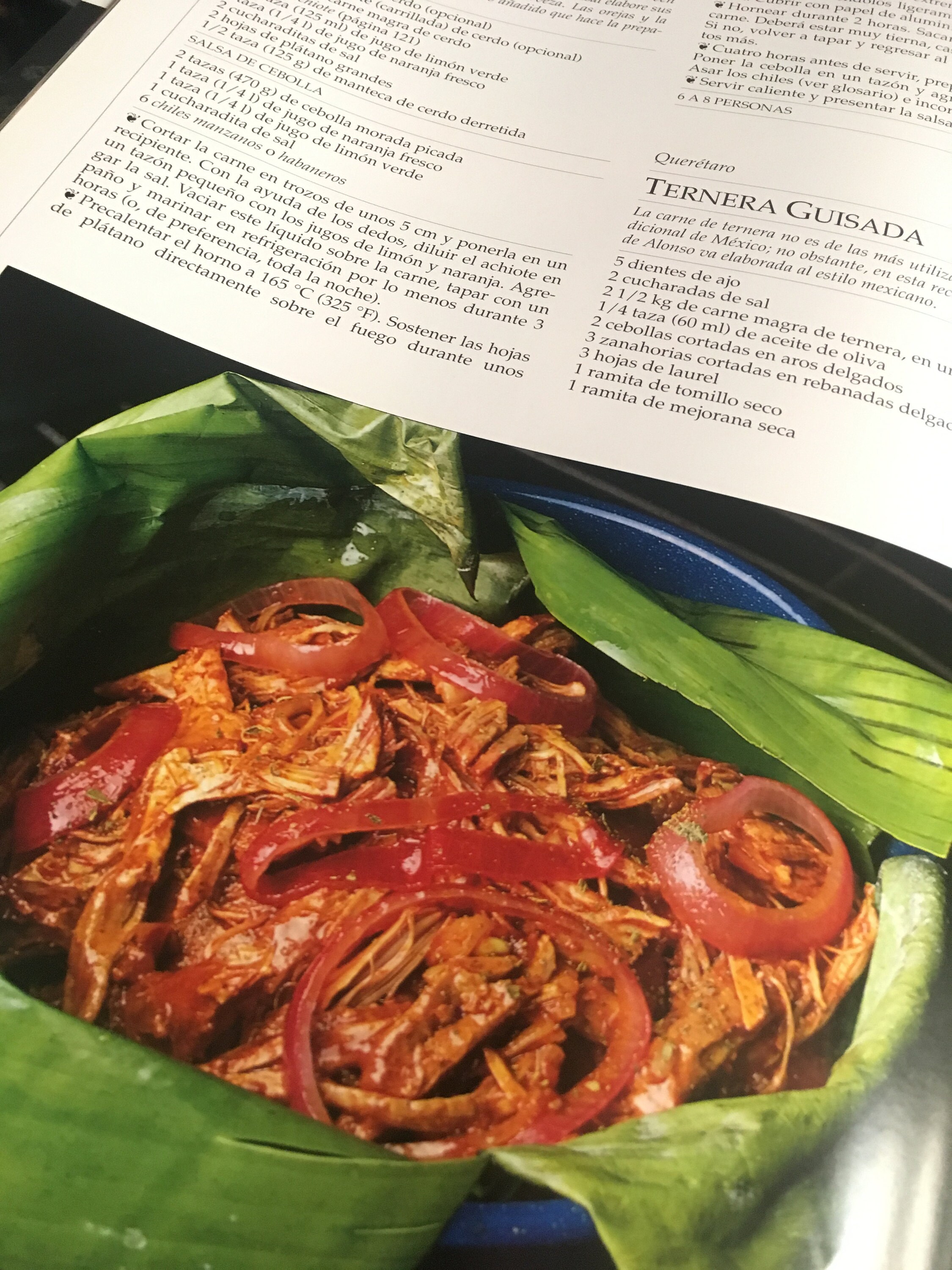 Foto receta cochinita pibil.