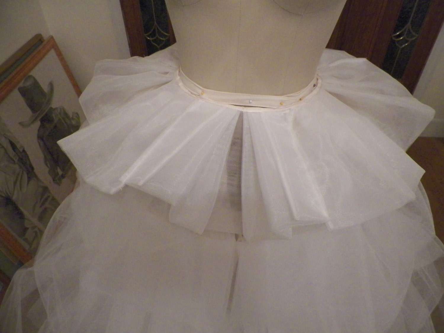 Crinoline Underskirt Petticoat Cage White Half Slips for Women Ball Gown  Costume - Walmart.com