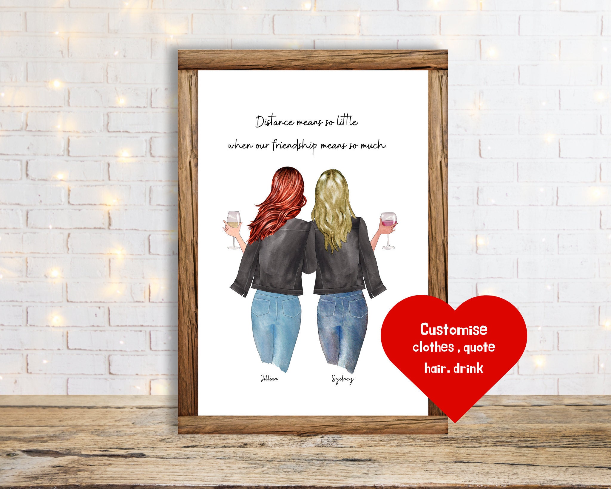 long distance friendship gift