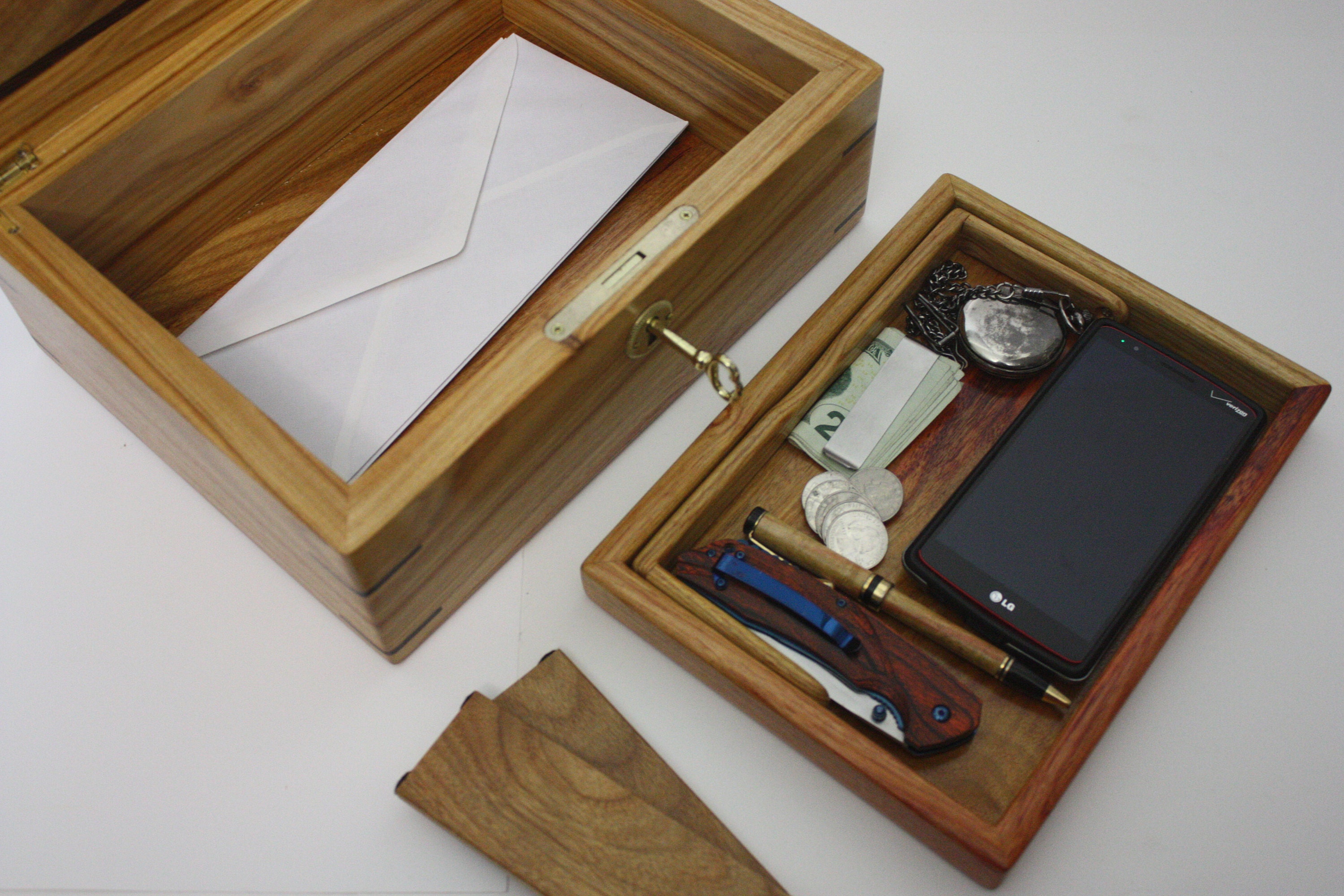 Canarywood Mens Valet Box
