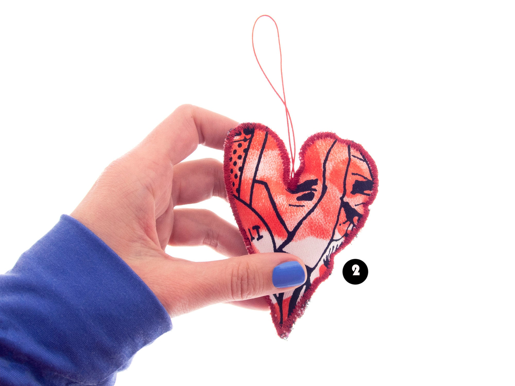 Valentines Day Gift Handmade Heart Favour stuffed heart