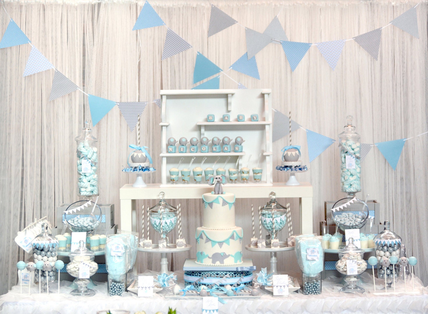 elephant baby shower theme