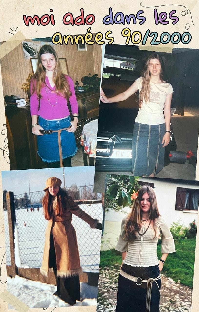 quand jétais ado dans les années 90 années 2000 y2k