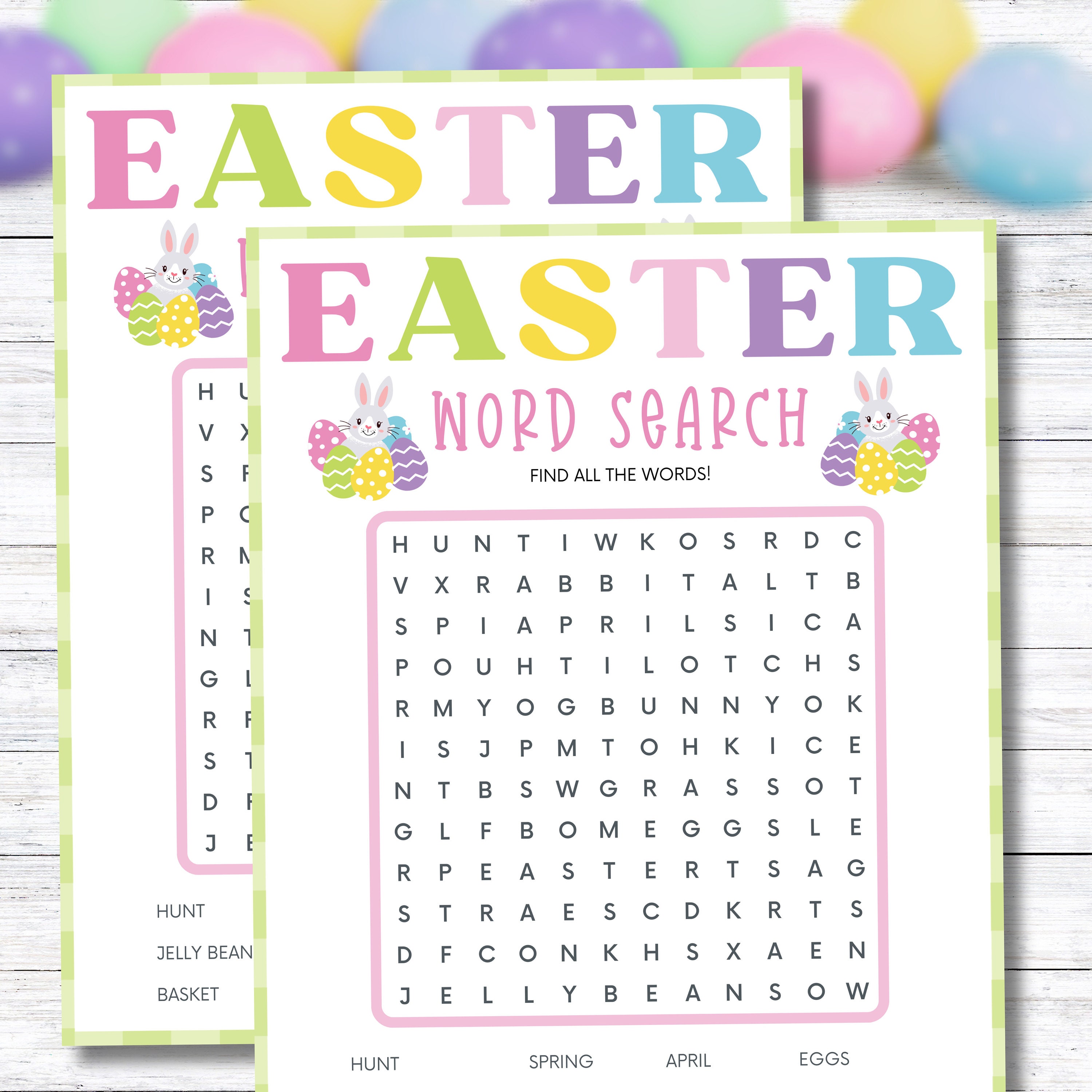 free printable easter word search games for kids