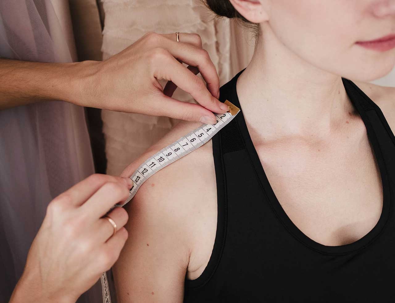 How do I measure myself for a dress