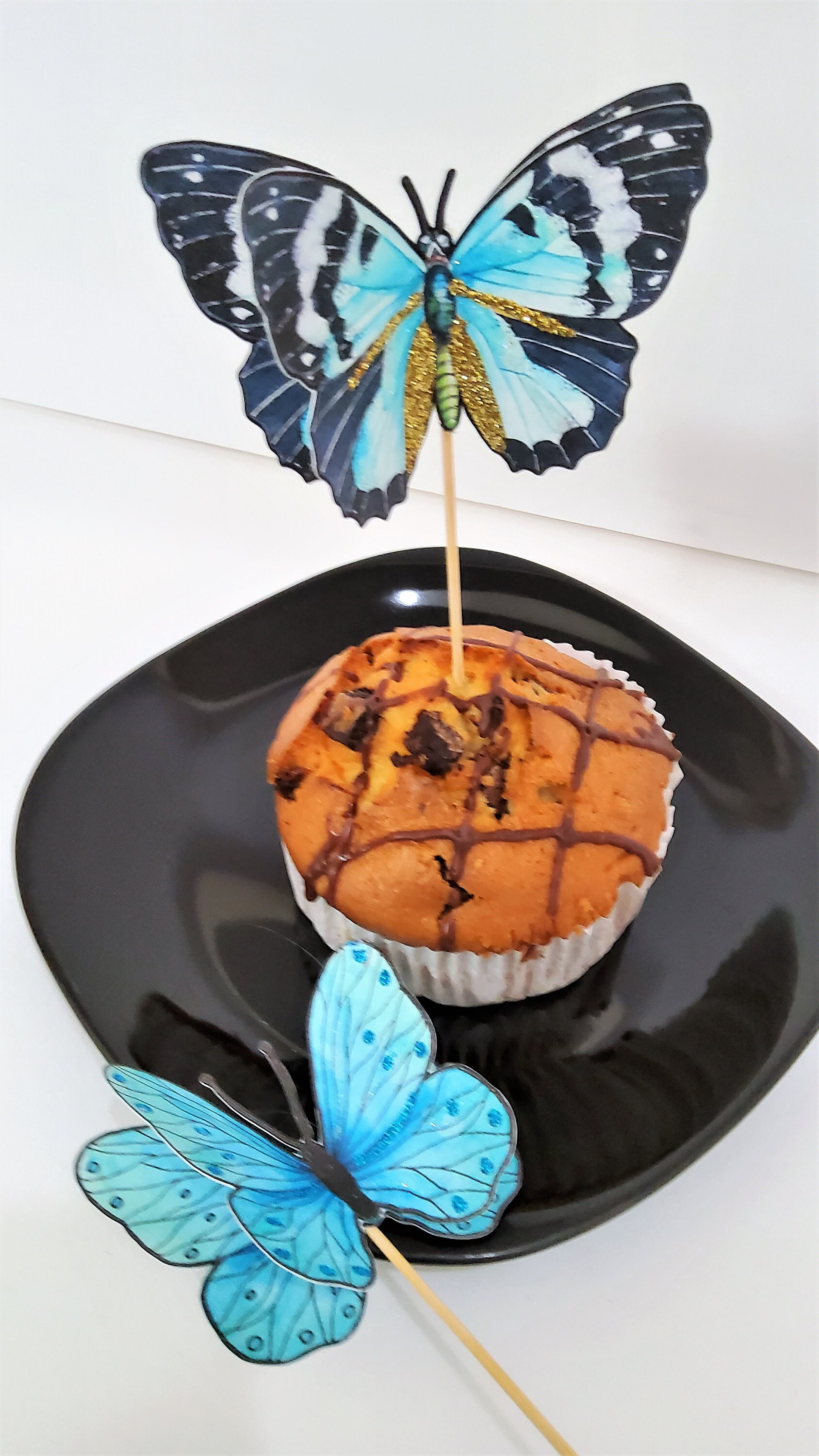 butterfly cupcake toppers