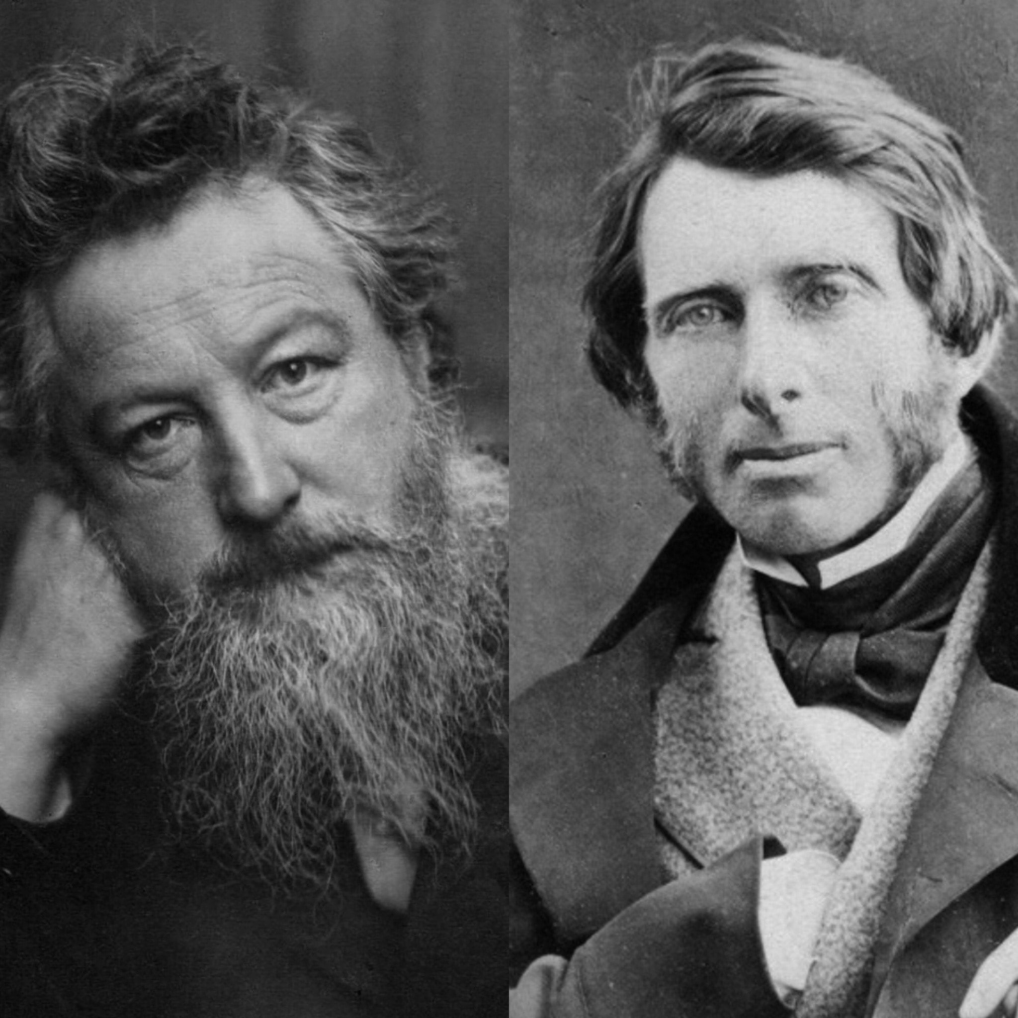 William Morris and John Ruskin - Gorlech inspiration