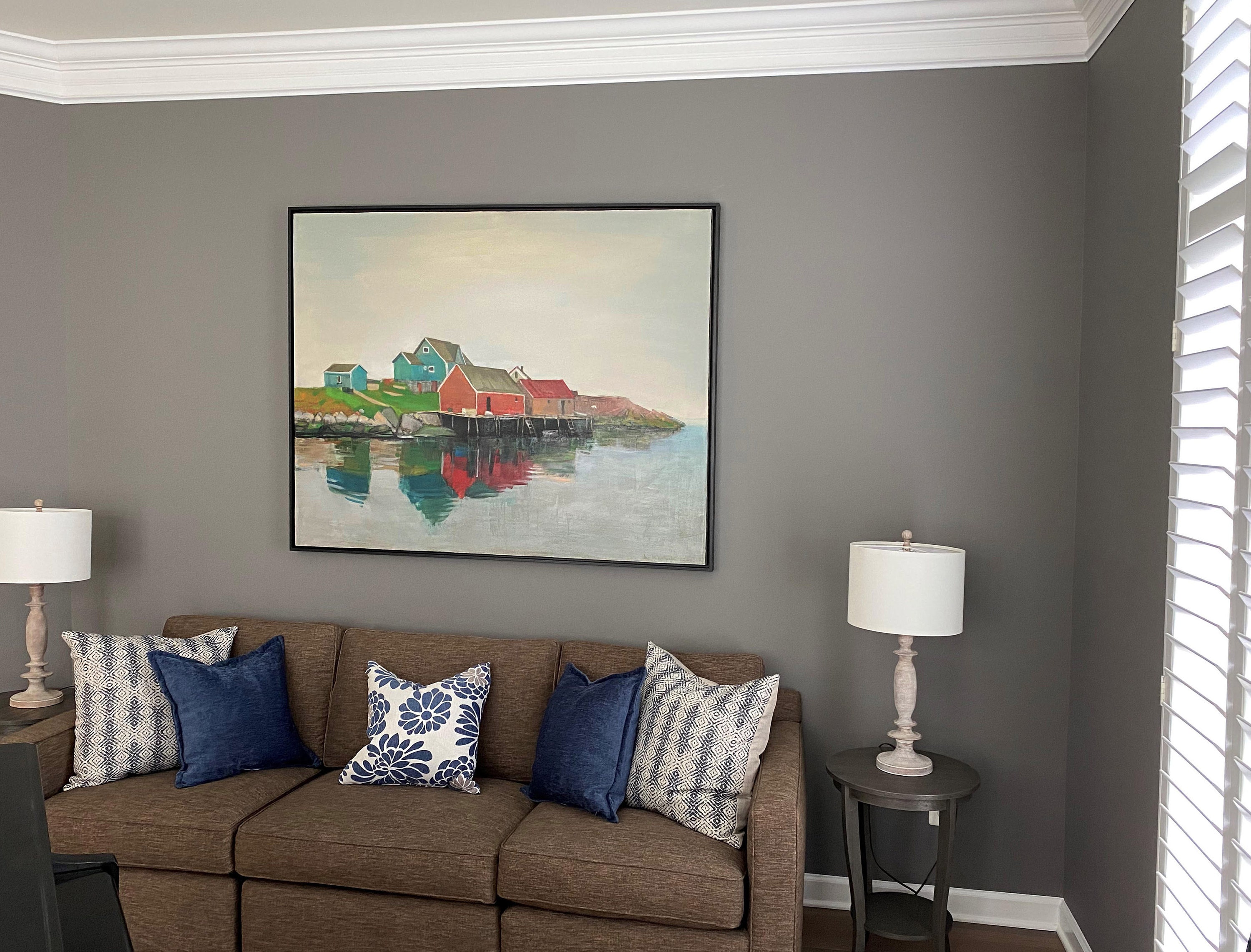 Small Village 42x60 inch