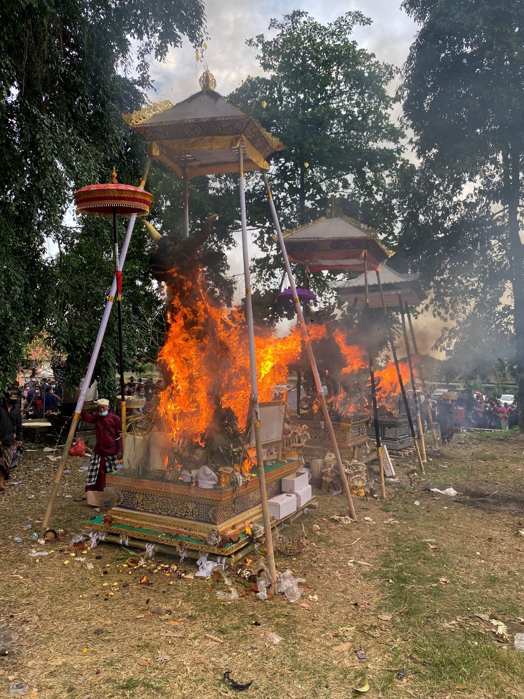 Cremation ceremony in Bali Ngaben