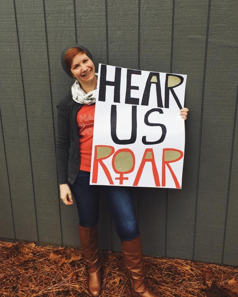 Hear us roar poster