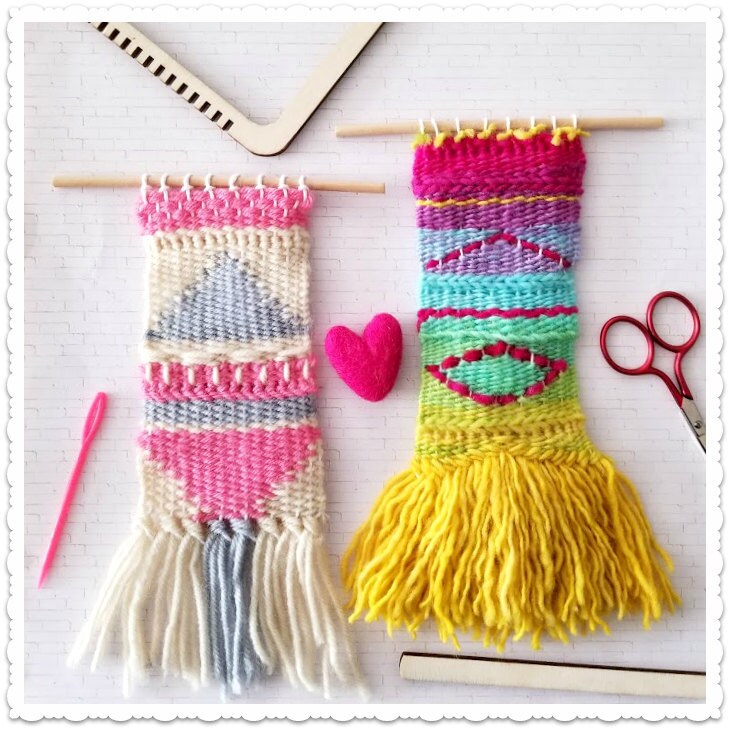 Mini Loom Kit For Weaving