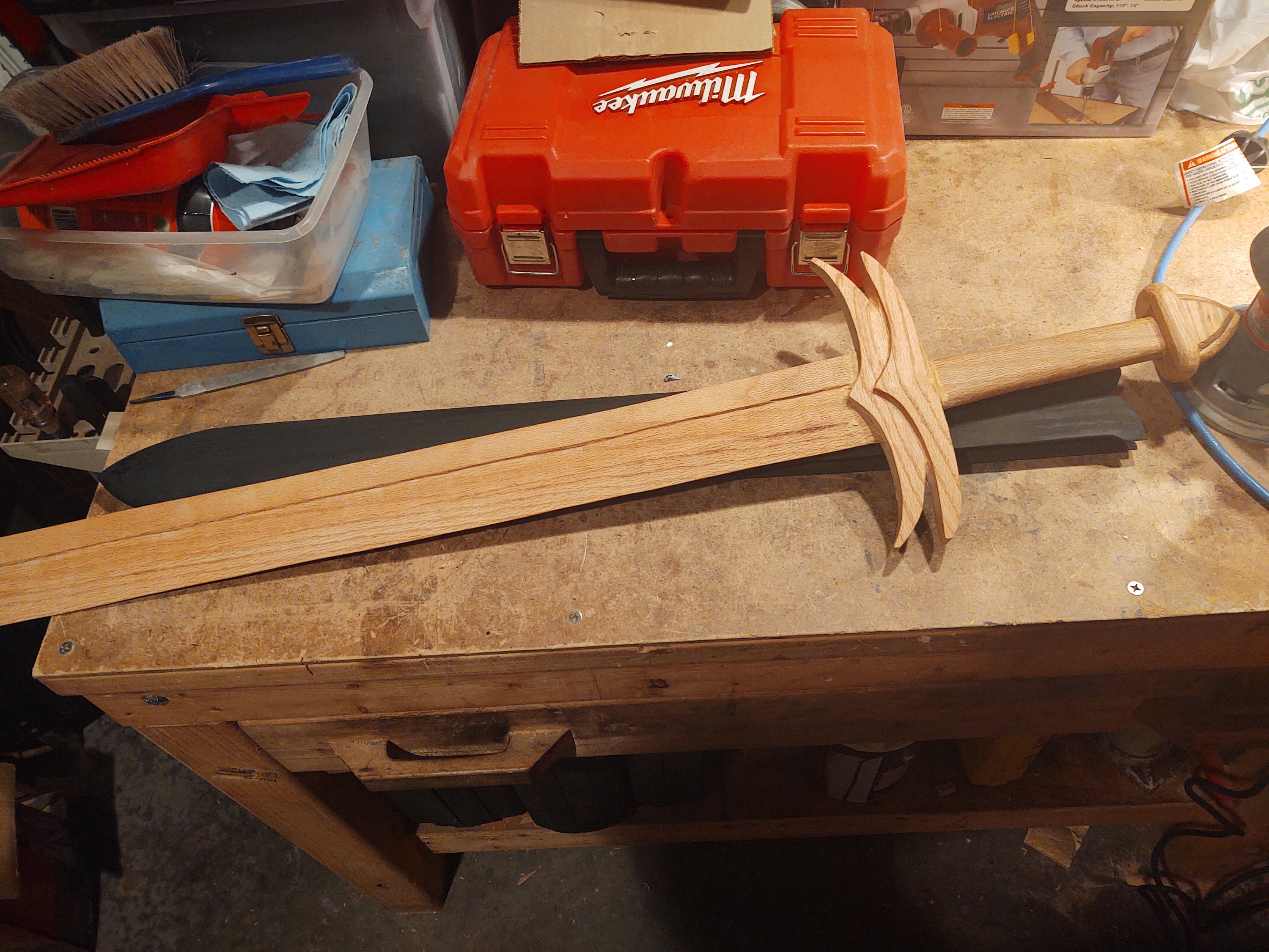 The Scabbard painted, and and time to move onto the sword
