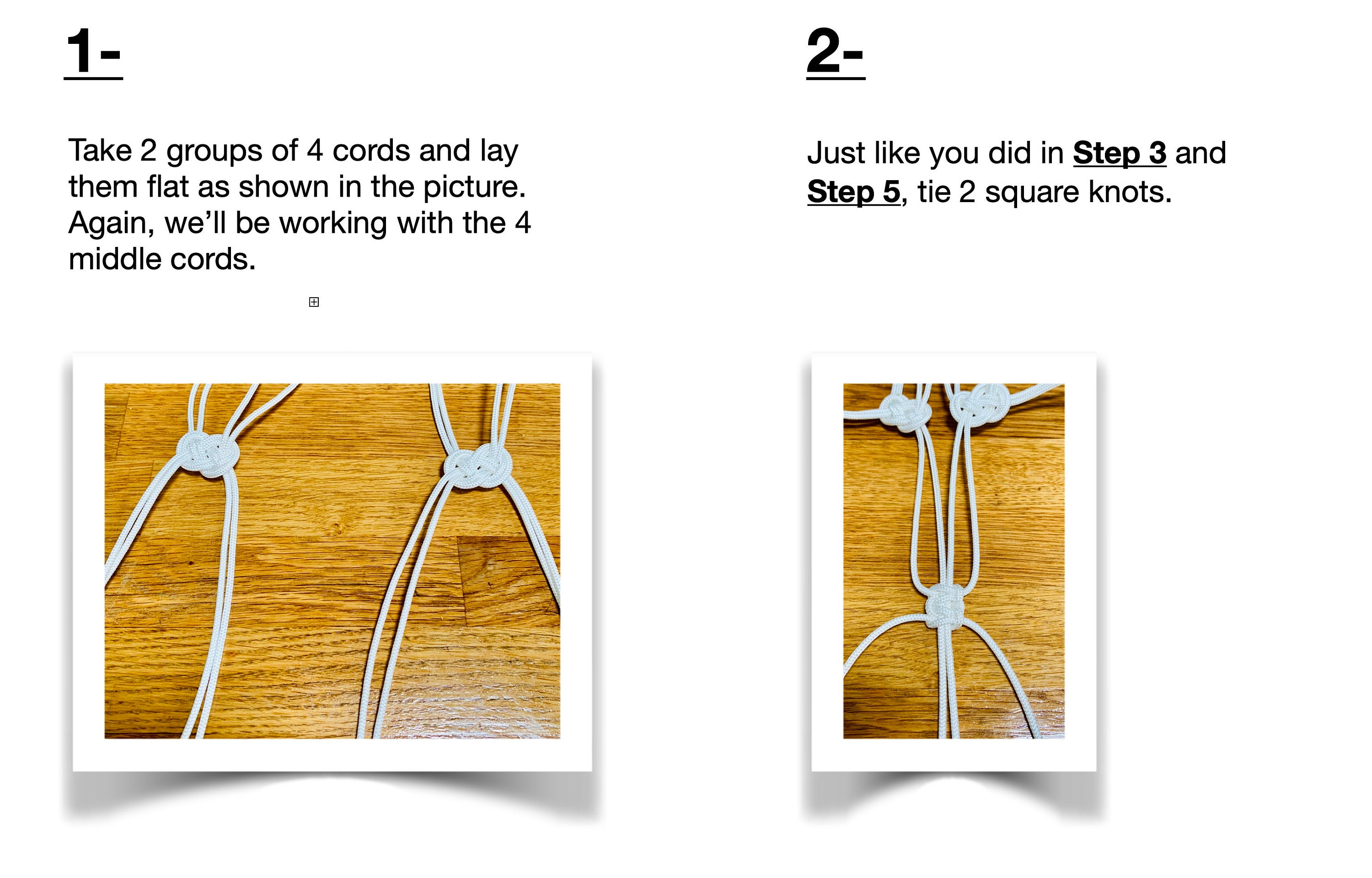 Square knots