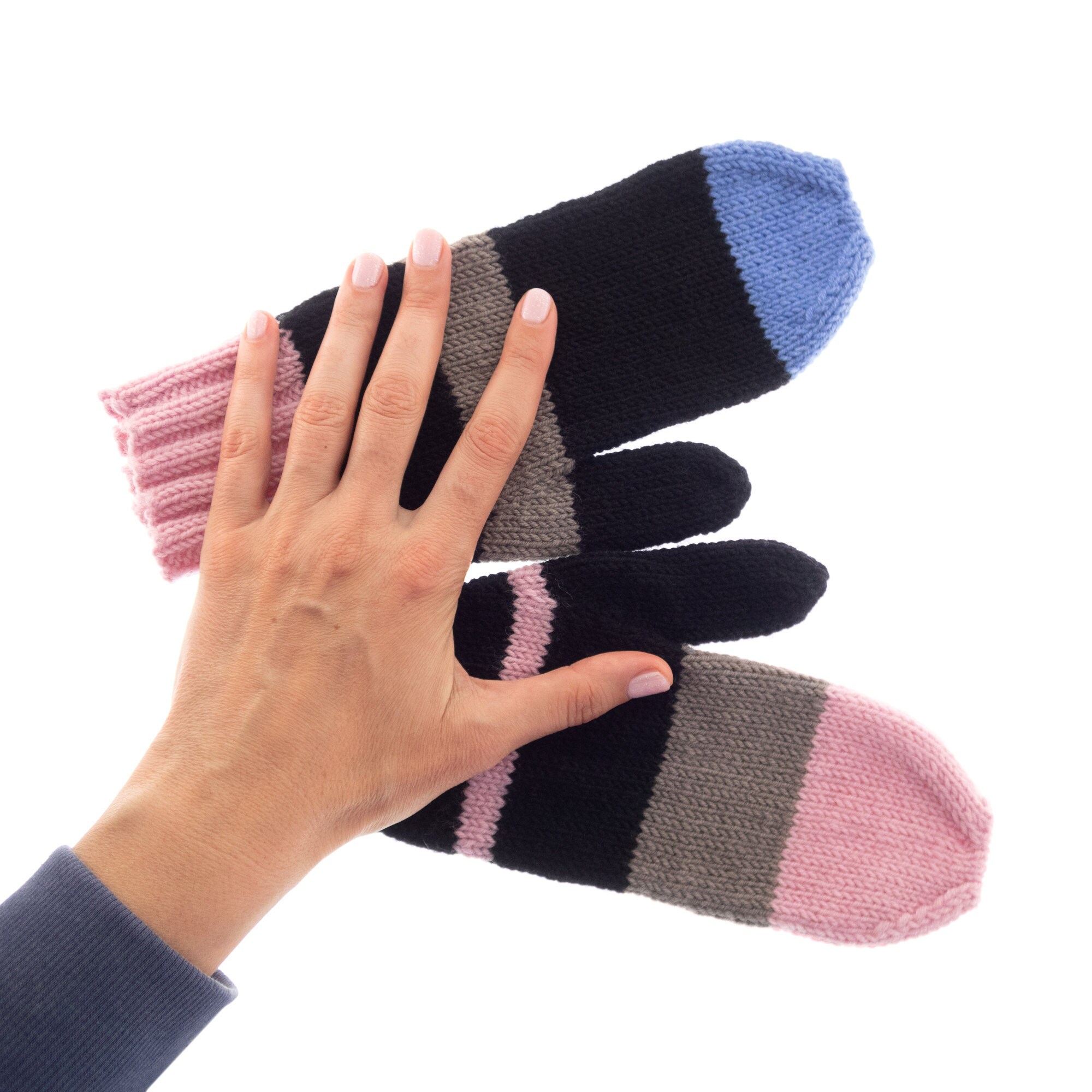 knitted mittens gloves for women