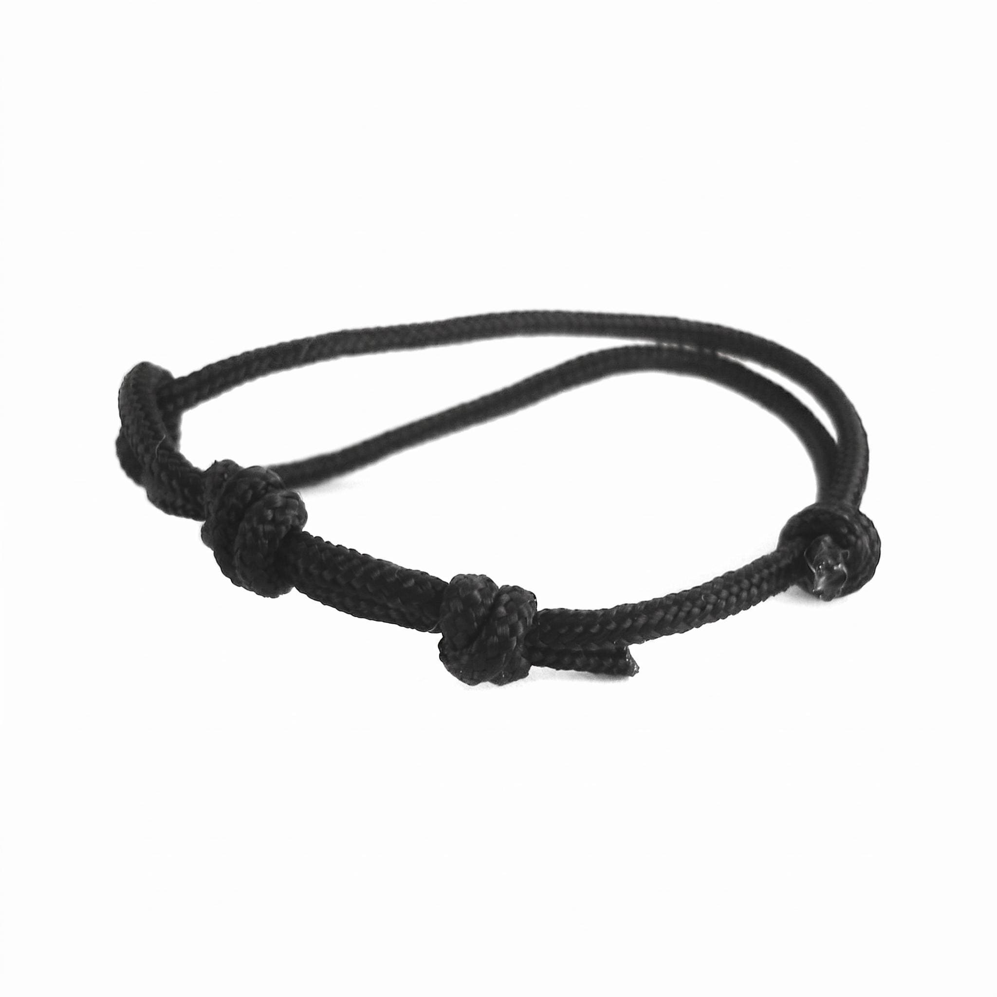 unisex surfer style bracelet Nadamlada black color