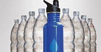 Gourde Réutilisable Vs Bouteille En Plastique