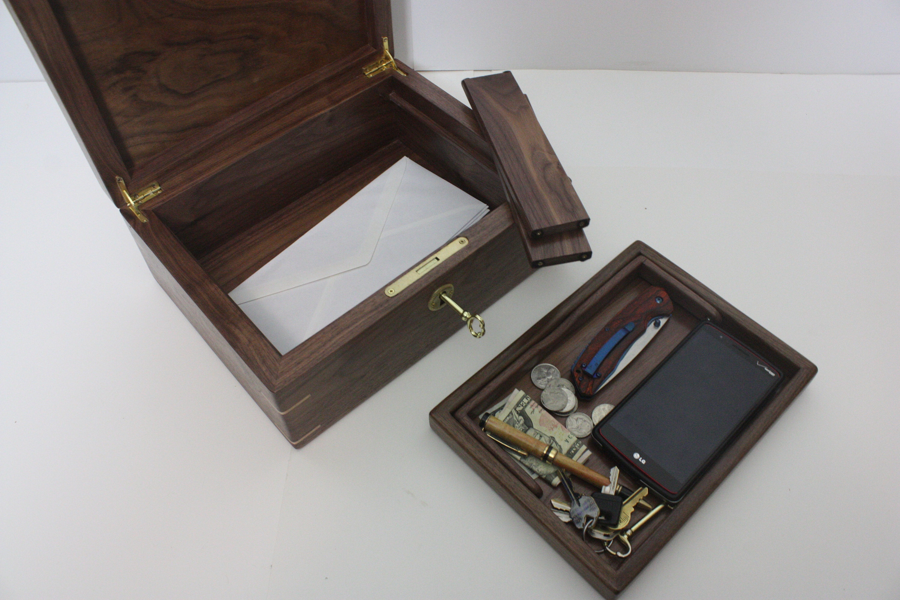 Locking Mans Valet Box For Sale