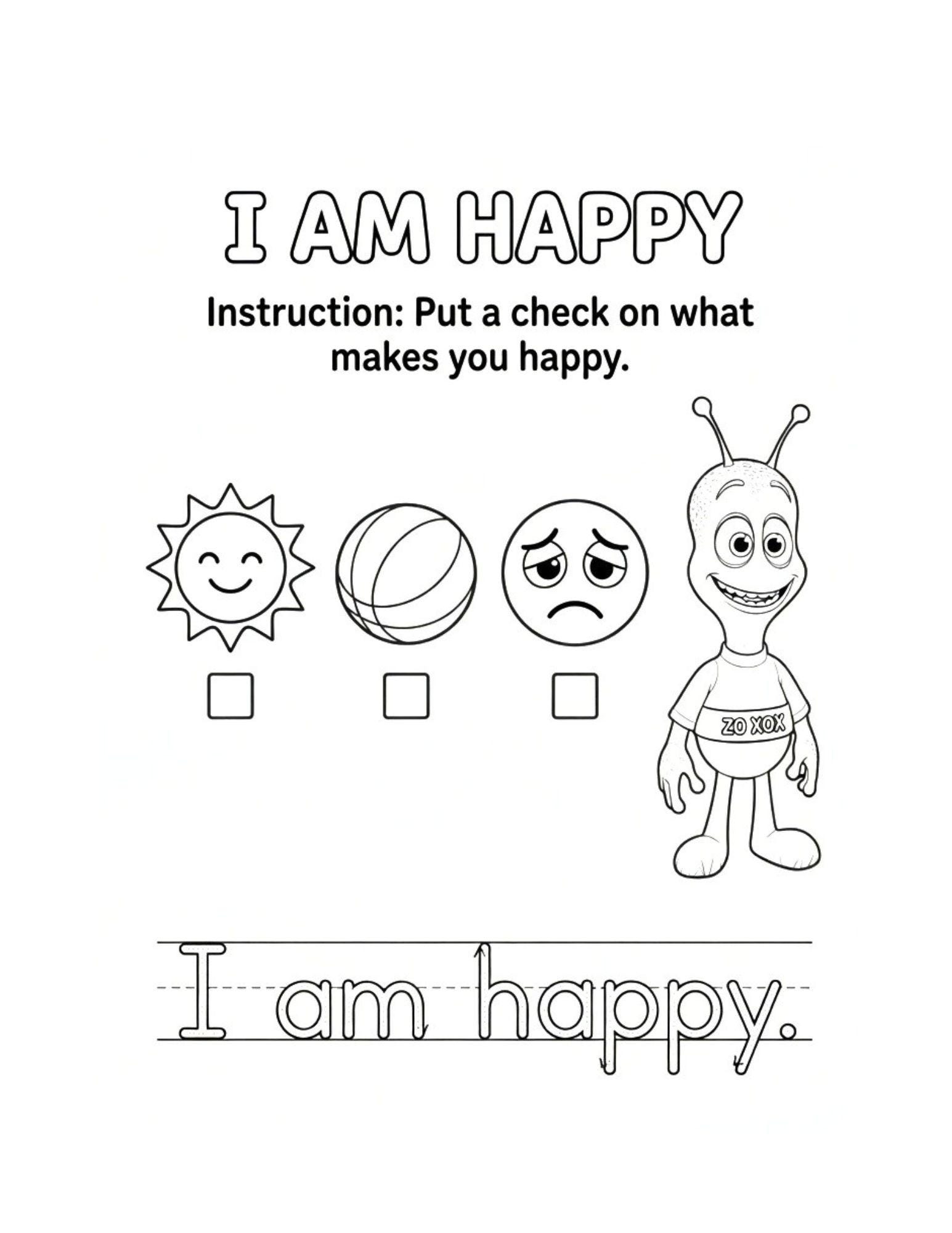 Activity Sheet - Affirmation