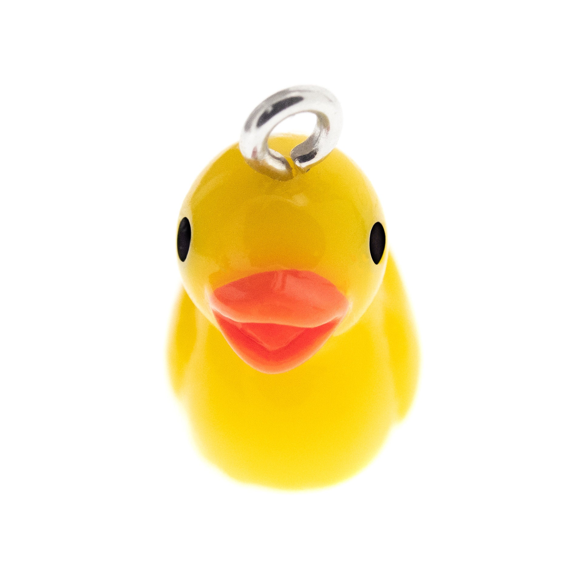 coding duck necklace with yellow rubber duck