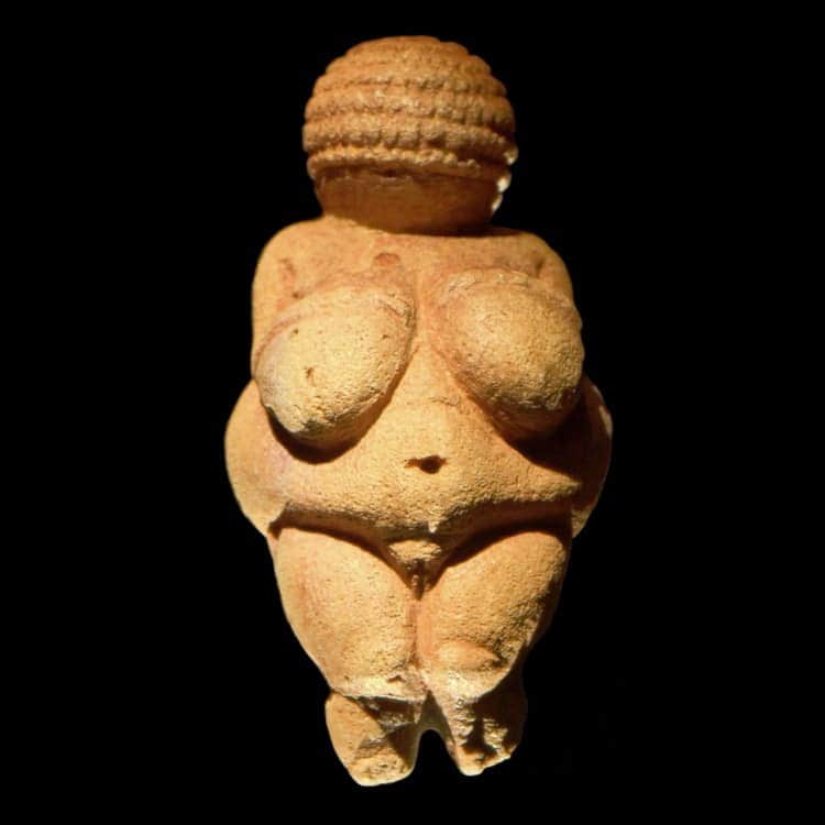 venus of willendorf, the oldest goddess fetish found