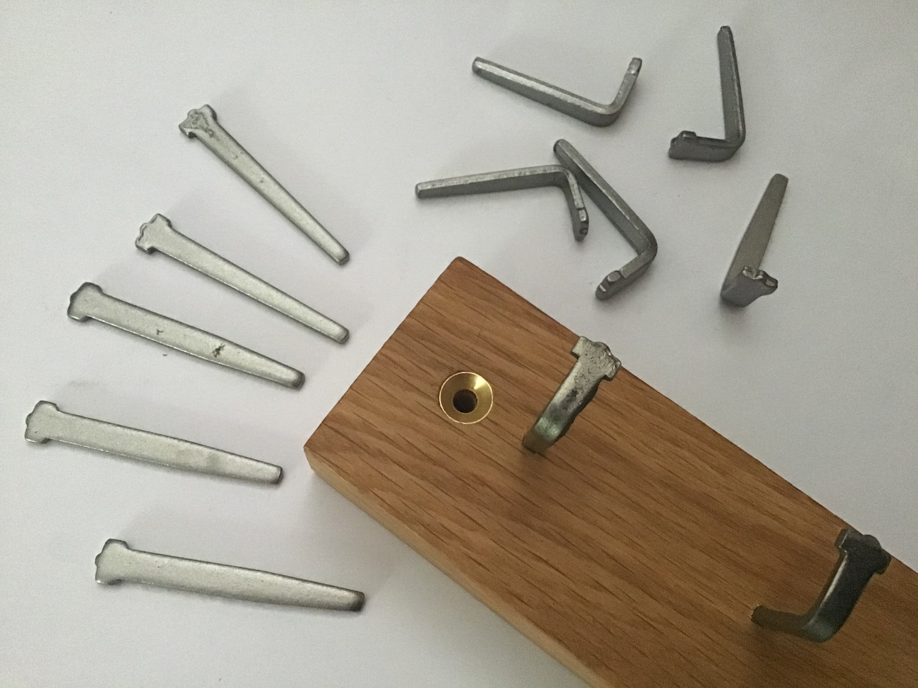 Making our key racks in our home workshop - Gorlech, made in UK