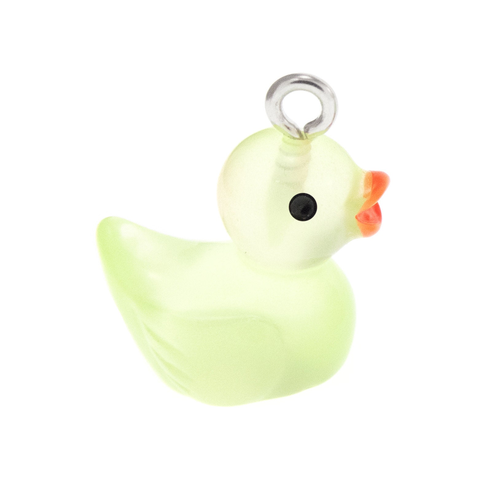 women cute necklace with rubber duck