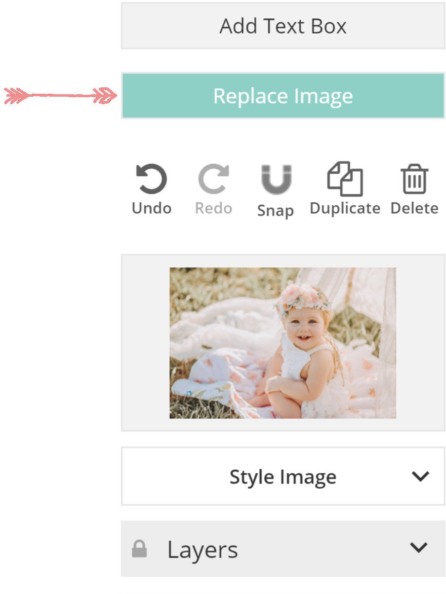 Corjl Instructions replace image | Little Printables Shop