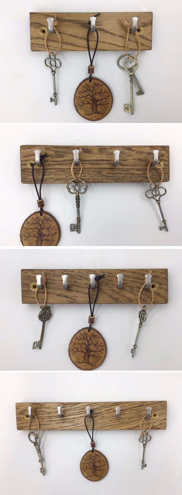 Gorlech dark Oak key racks