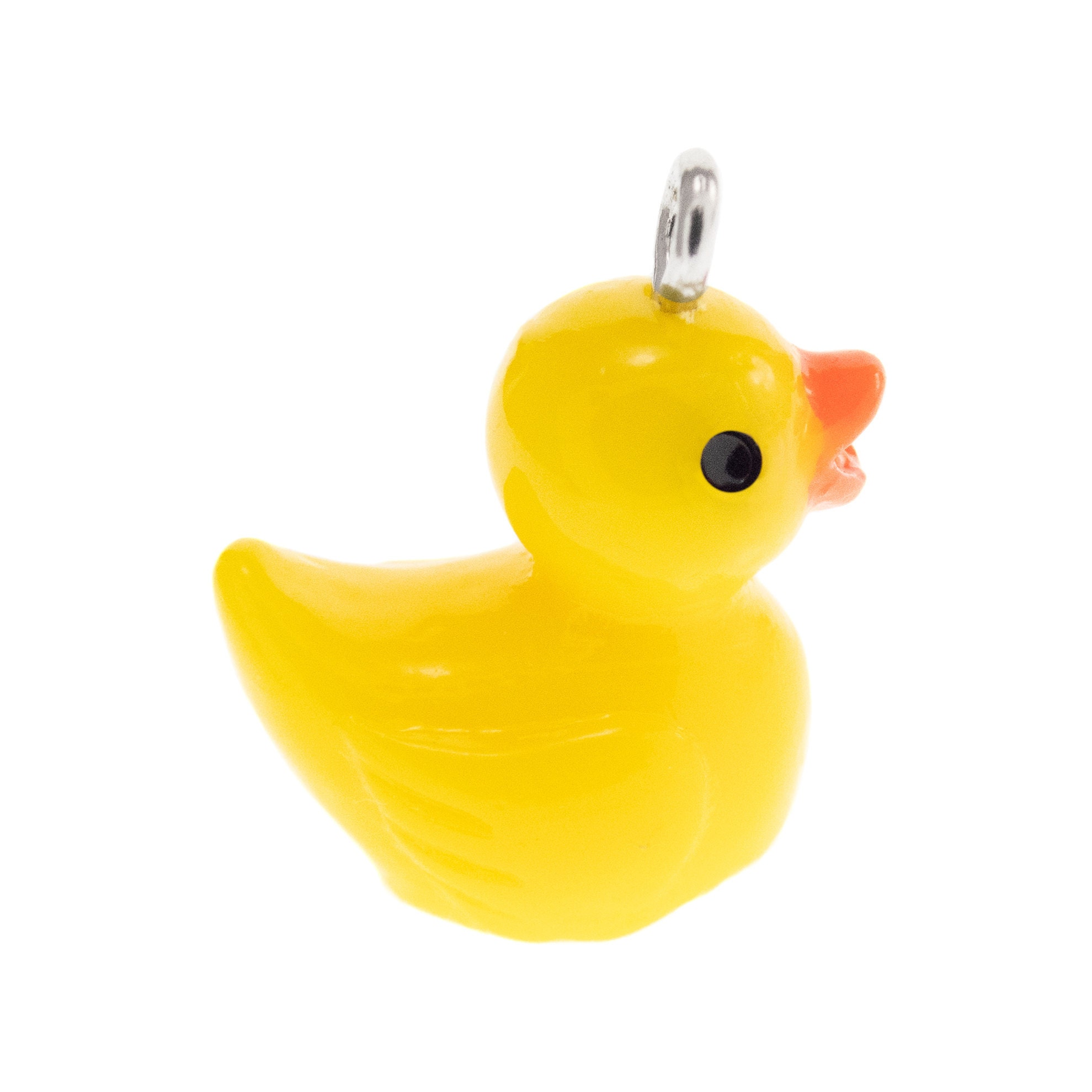 coding duck necklace with yellow rubber duck