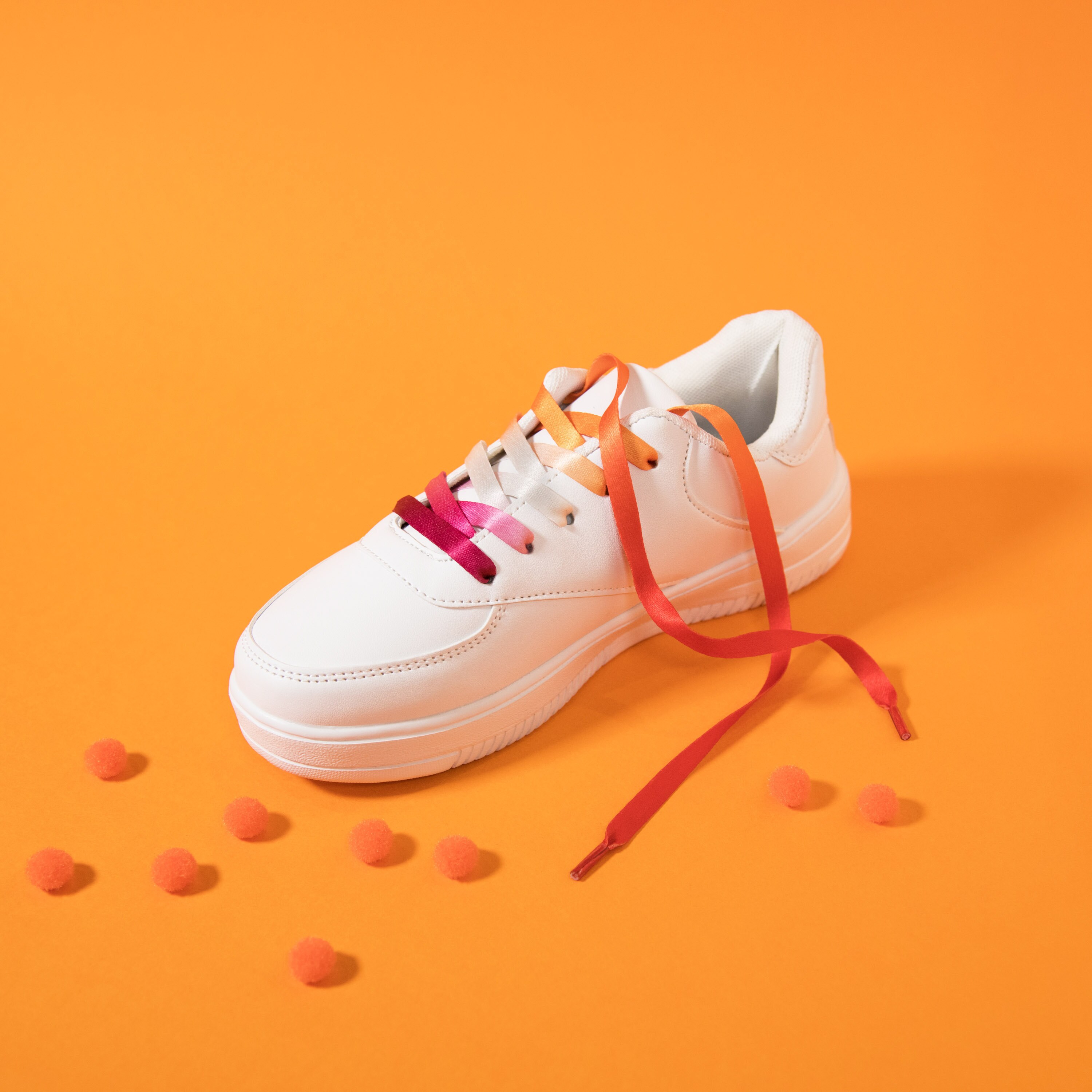 Orange Community Lesbian Pride Shoelaces LGBT Pride