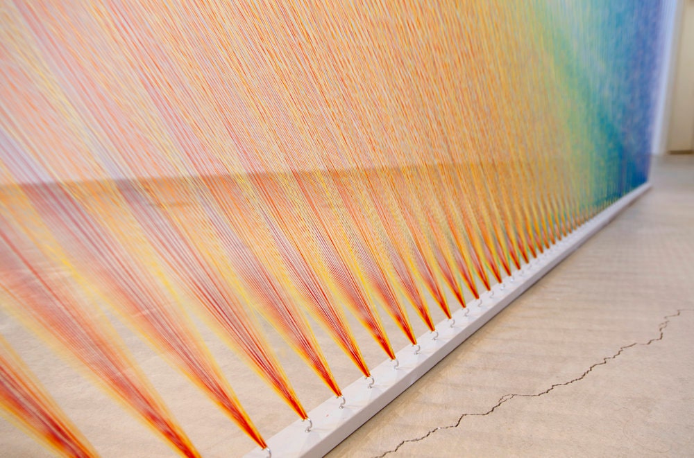 © Gabriel Dawe, details of Plexus no. 22, Zadok Gallery, Miami, 2013