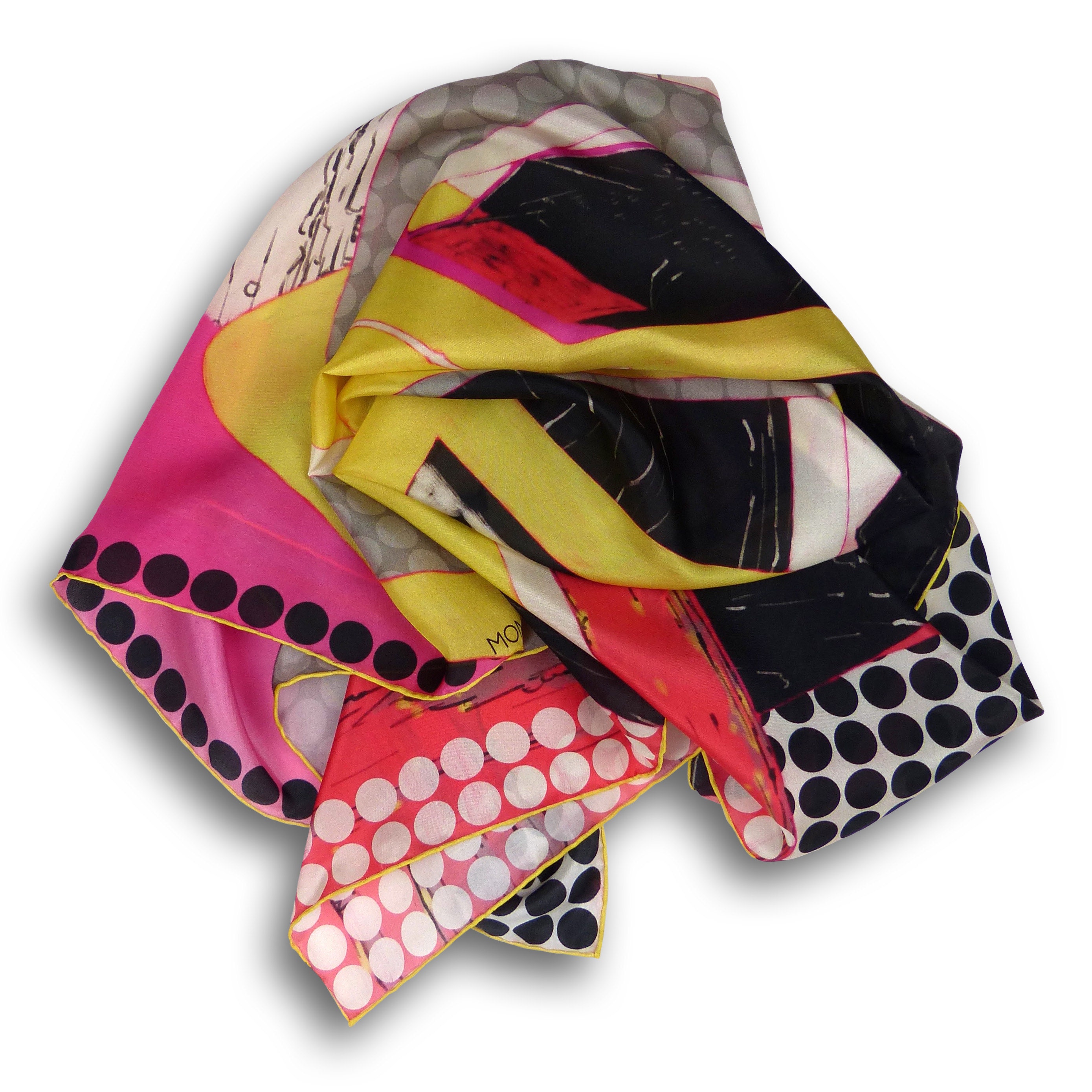 crumpled silk scarf