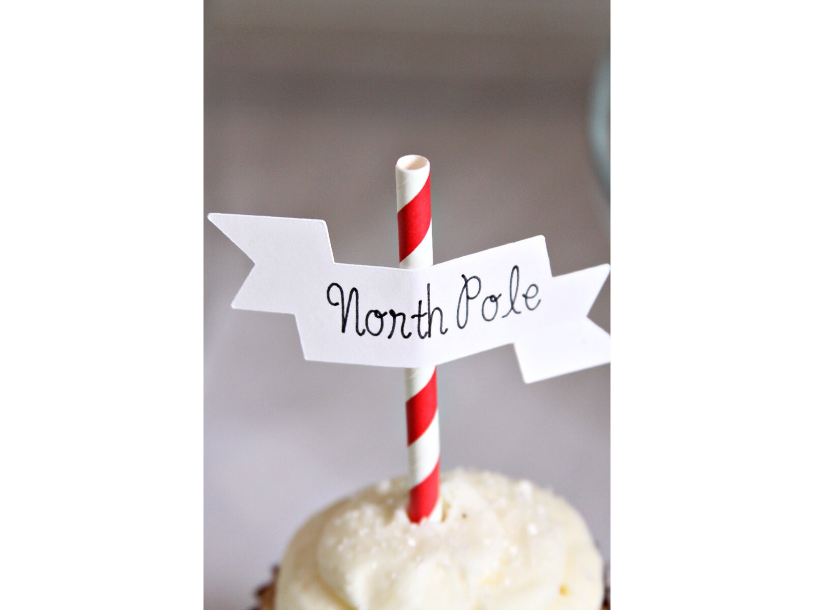 Polar Express Cupcake Toppers