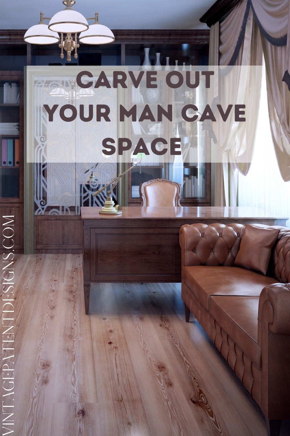 Maybe you have a whole room to carve out your man space?