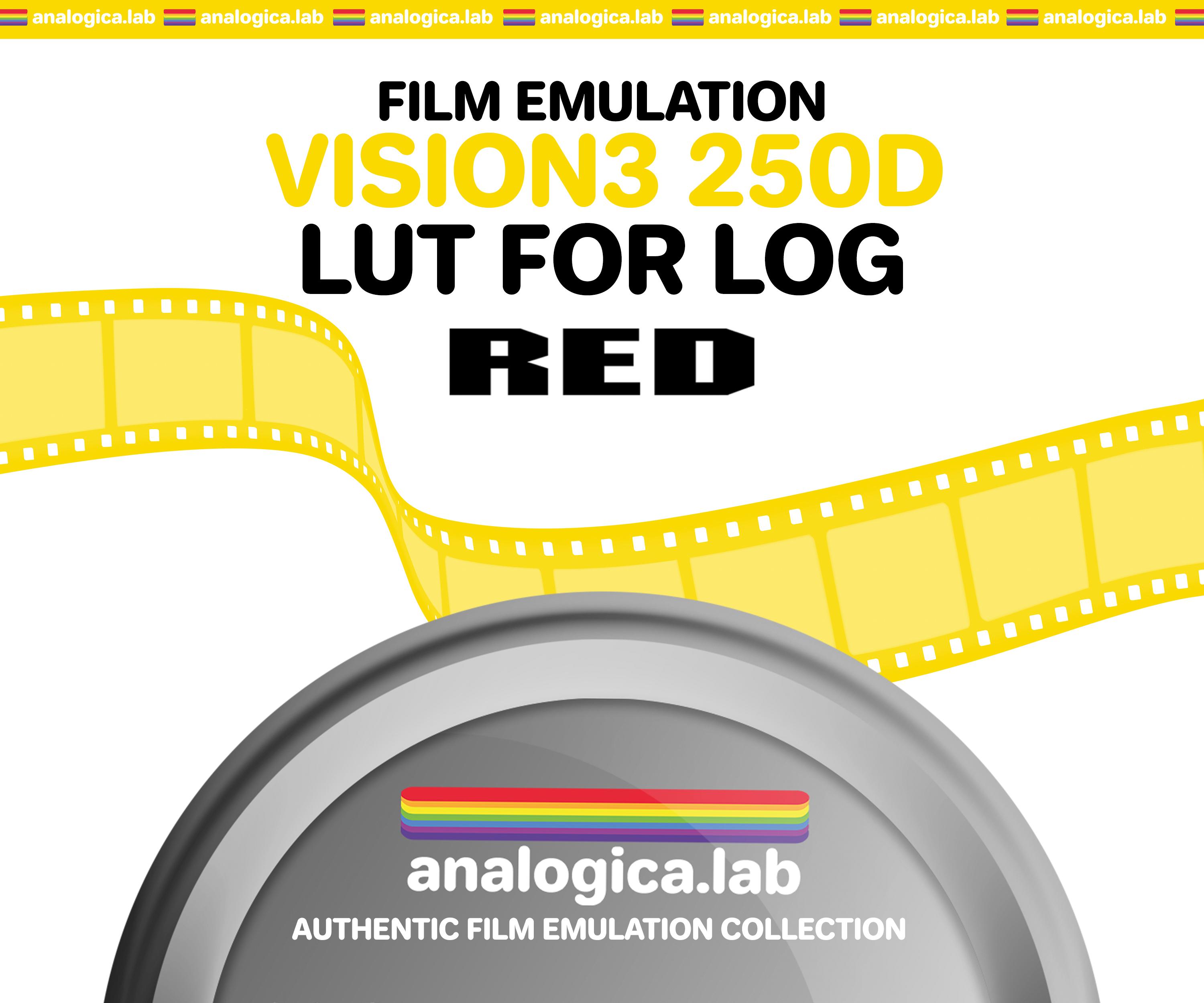 VISION3 250D KODAK LUT FOR LOG RED NIKON ZR