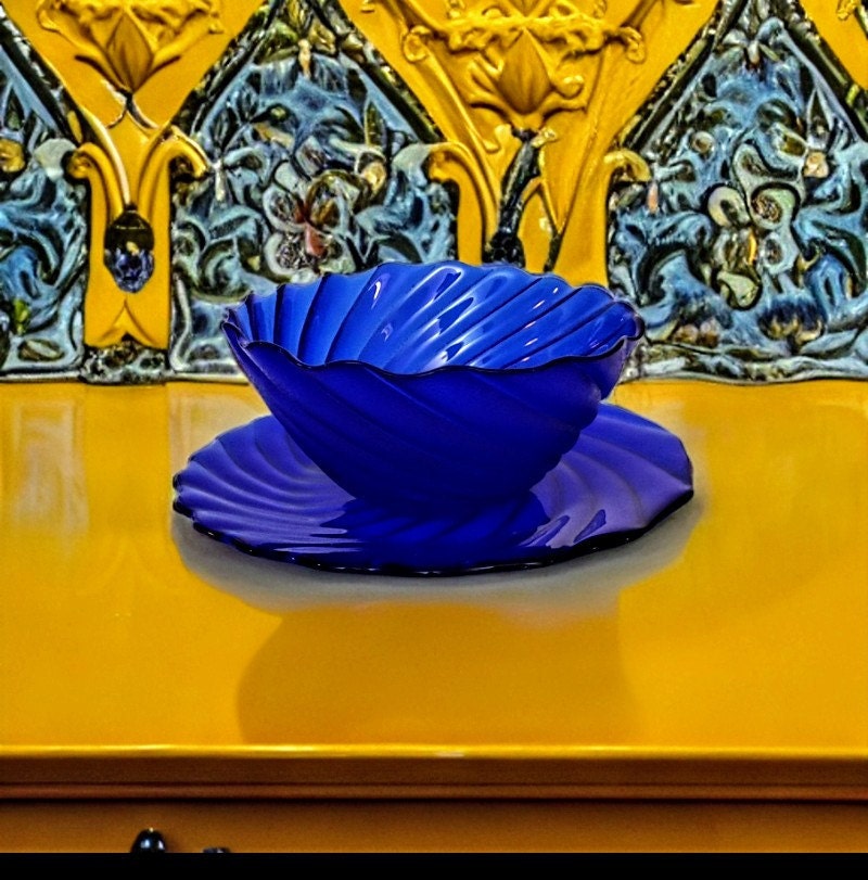 Studio Nova  Cobalt Blue Bowl and Dish Set
