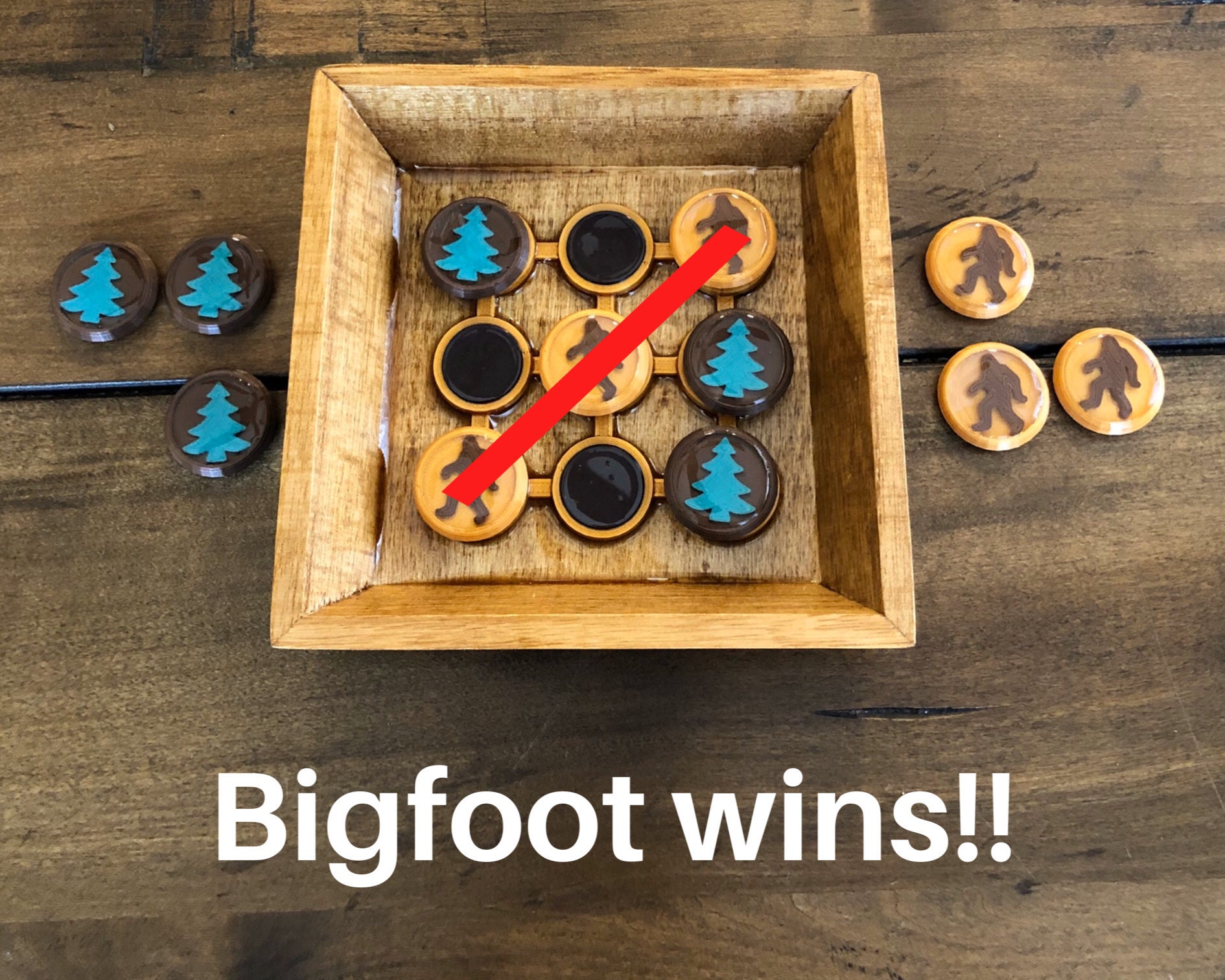 Bigfoot Tic-Tac-Toe