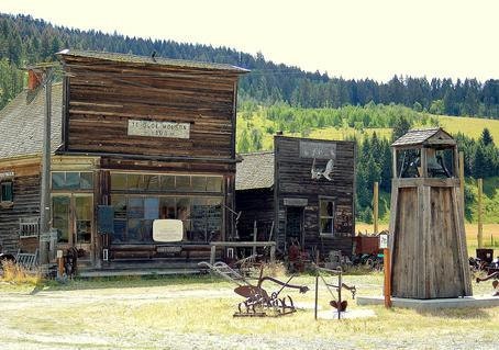 Molson State Bank and the little Assay Office.
