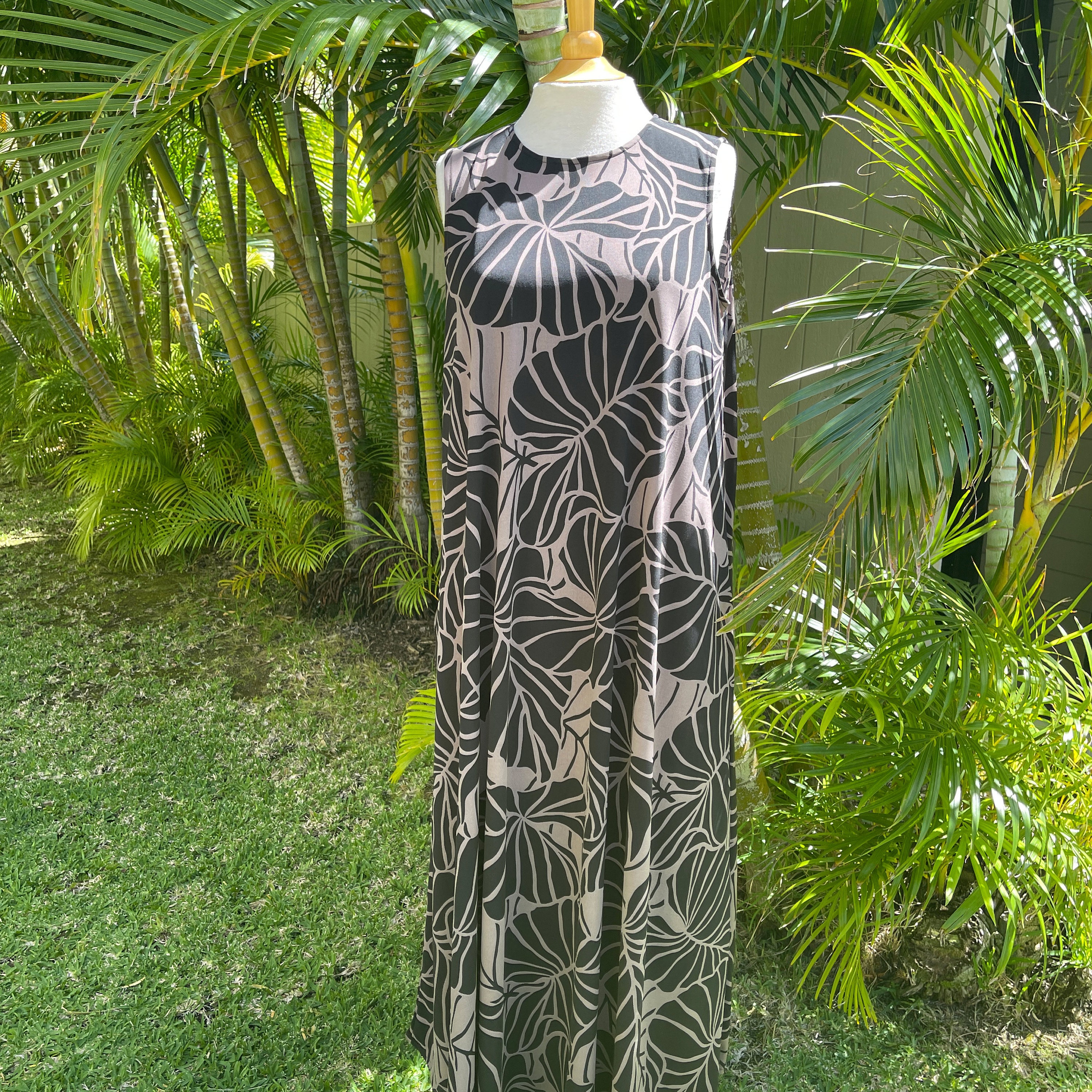 Hawaiian Knit Fabric Simple Comfort Dress
