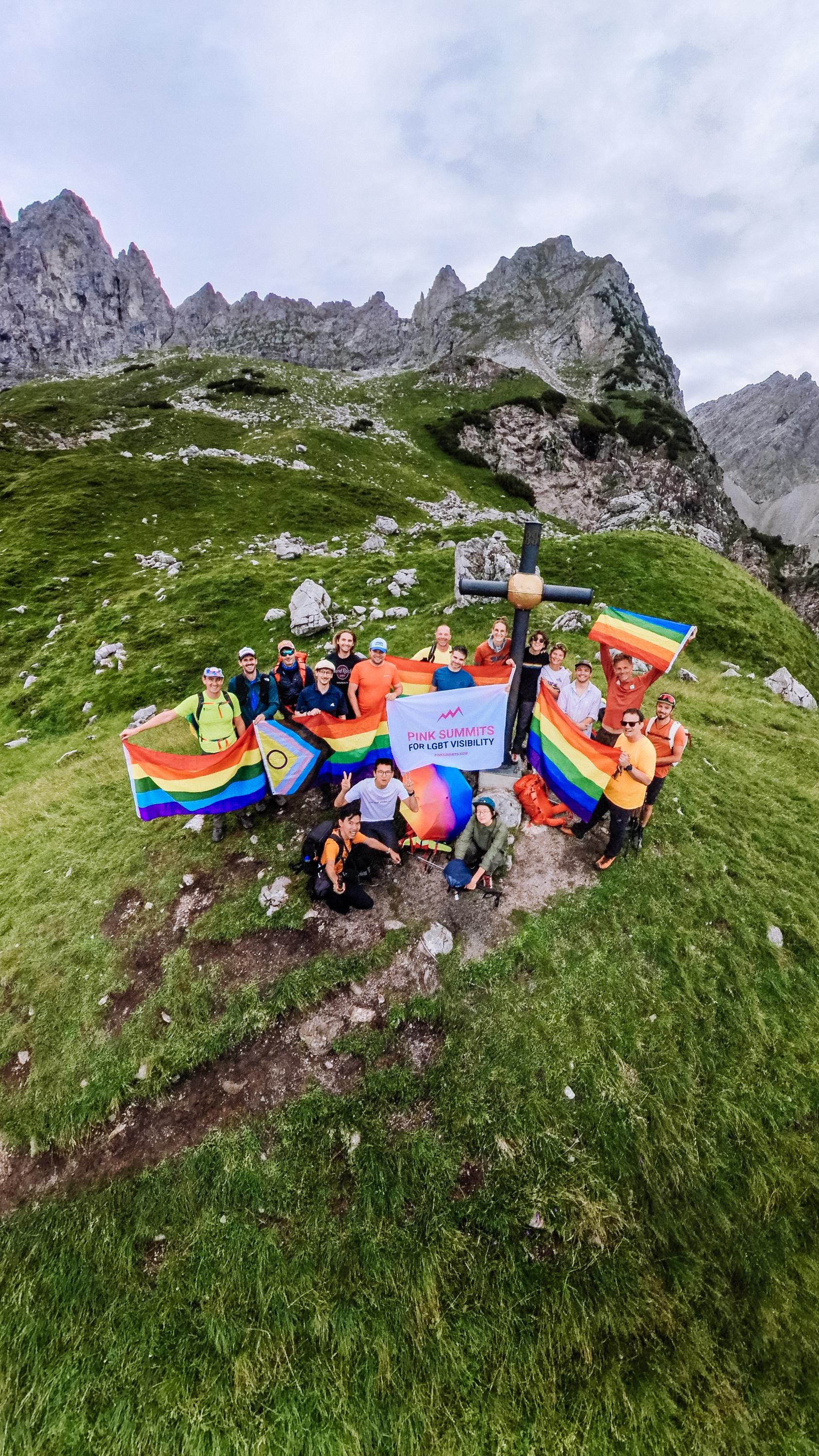 Pride Hike Europe UK RAINBOW HIKING QUEER outdoors