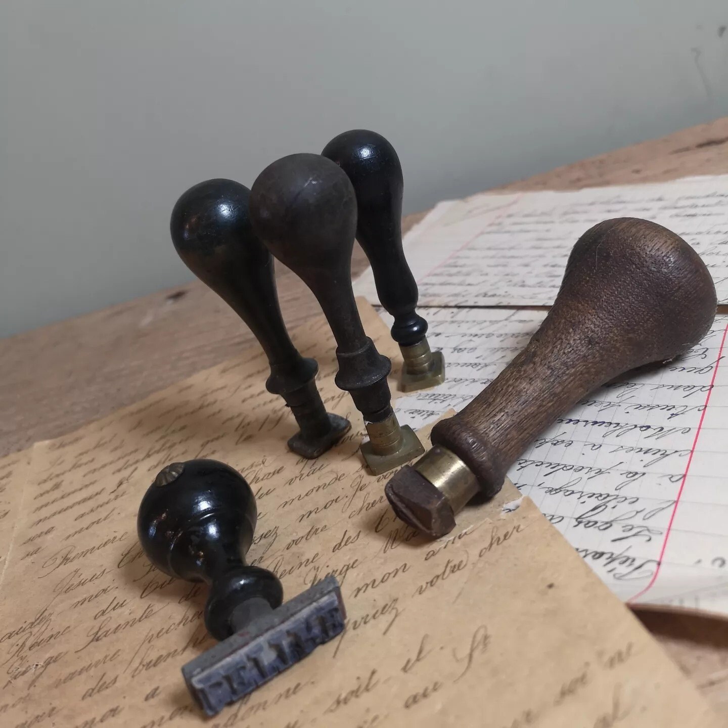 Antique monogram stamps or seals