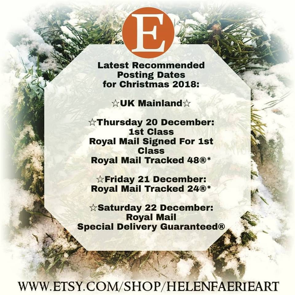 Xmas Shipping Dates