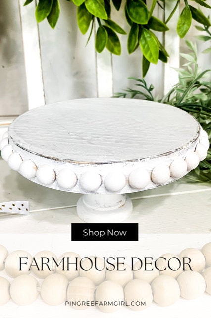 Rustic White Table Riser