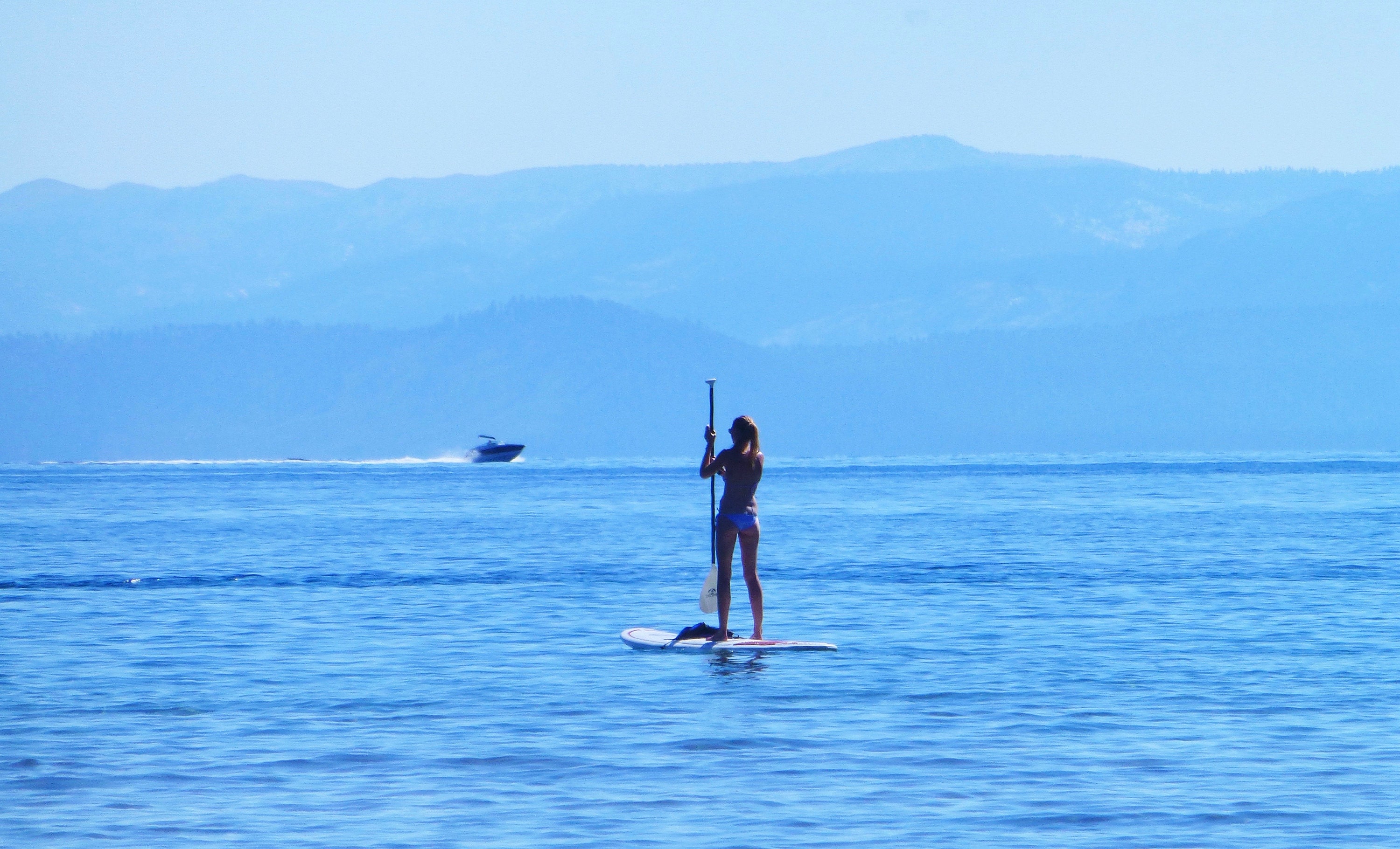 Paddleboarding, Lake Tahoe