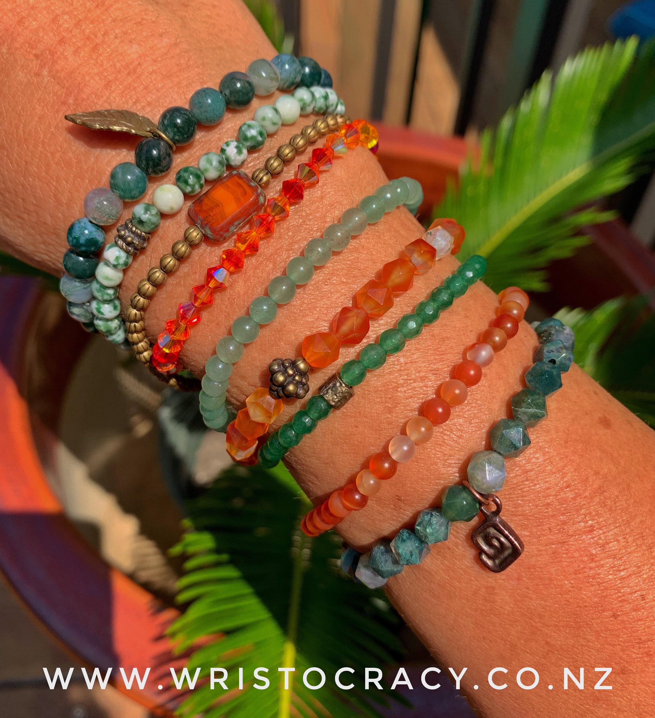Orange and Green